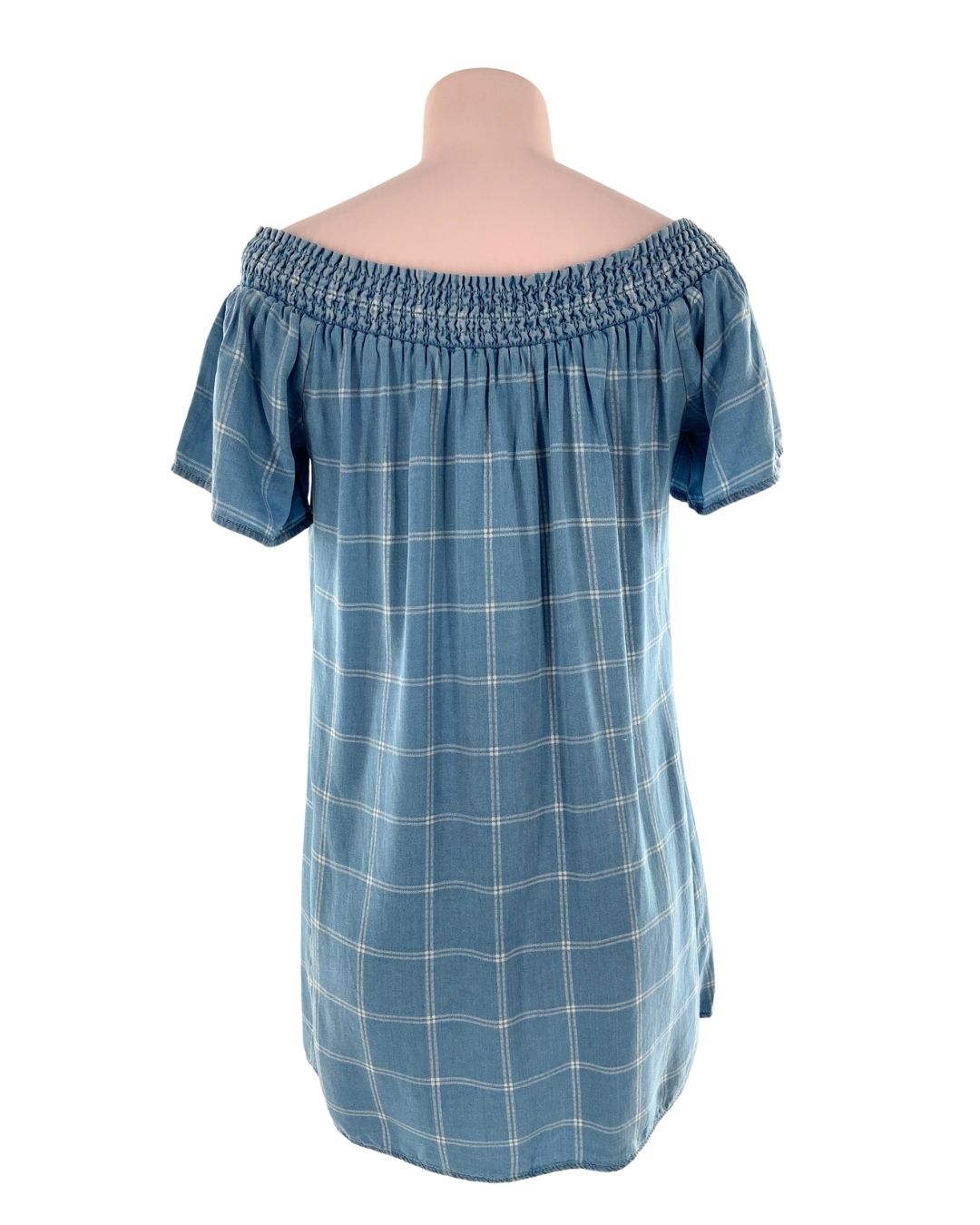 Vestido mini encauchado