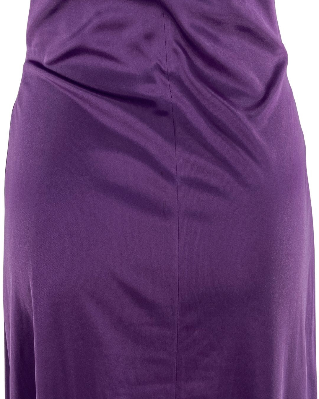 Vestido satinado de tiras