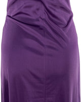 Vestido satinado de tiras