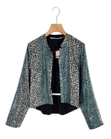 Chaqueta abierta en lentejuelas