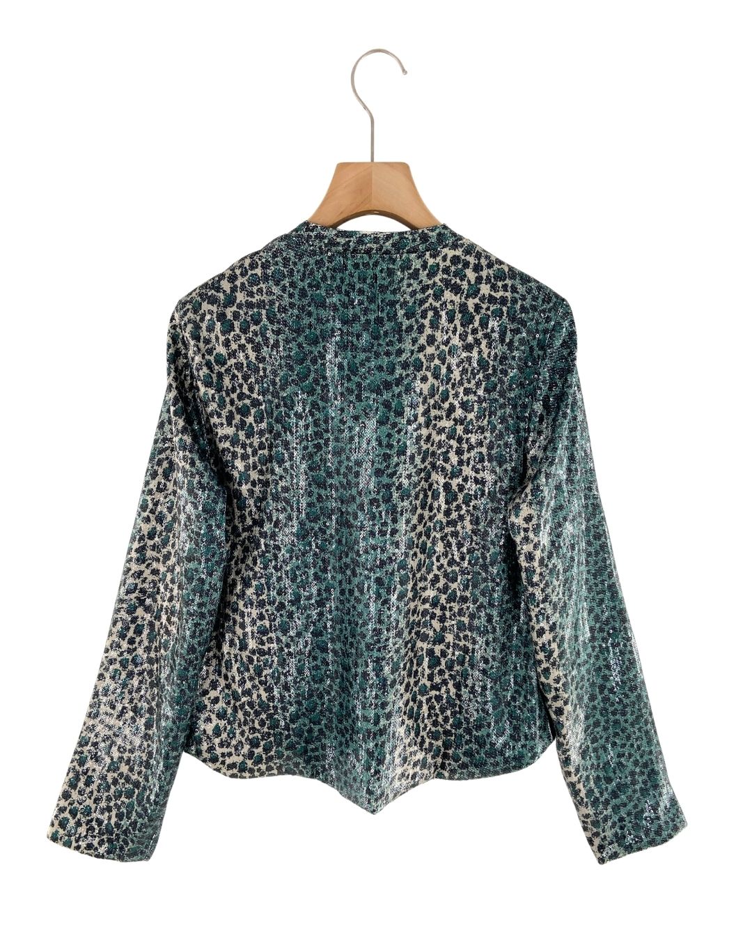 Chaqueta abierta en lentejuelas