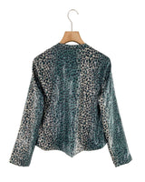 Chaqueta abierta en lentejuelas