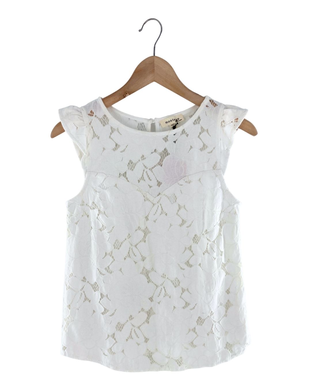 Blusa vuelo en sisa en encaje
