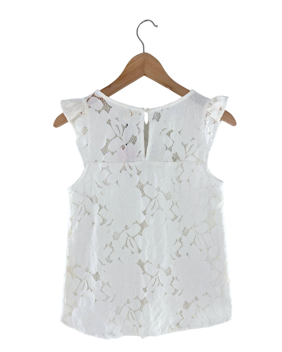 Blusa vuelo en sisa en encaje