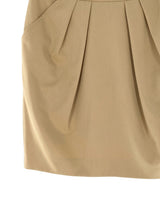 Falda midi con prenses
