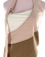 Vestido mini color block