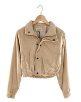 Chaqueta crop en pana