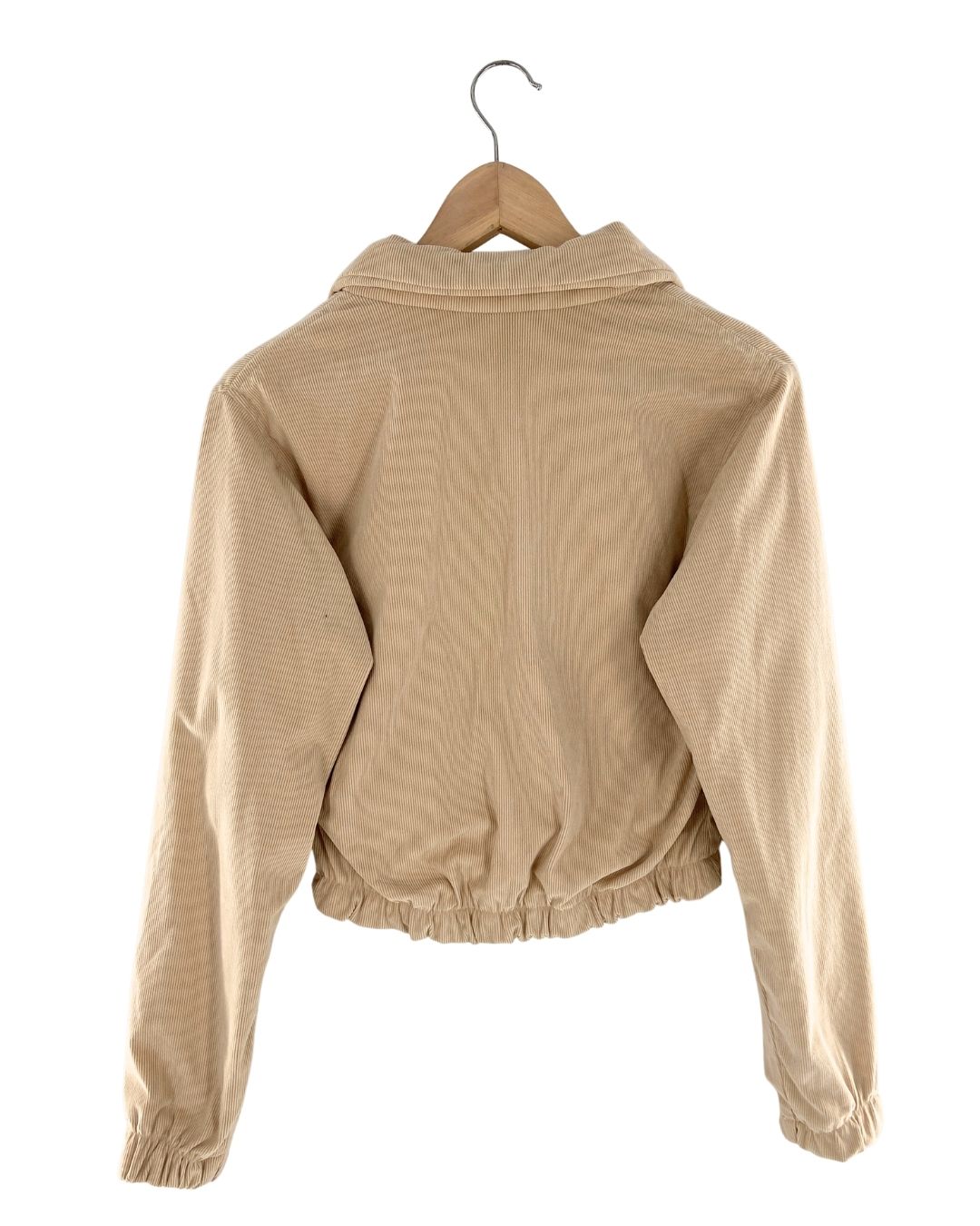 Chaqueta crop en pana