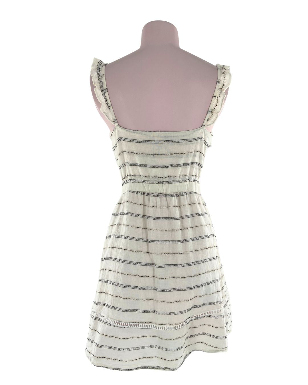 Vestido mini de tiras anudado