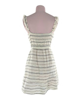 Vestido mini de tiras anudado
