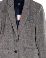 Blazer abotonado con textura