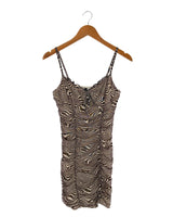 Vestido mini de tiras en mesh