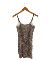 Vestido mini de tiras en mesh
