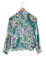 Camisa manga larga satinada