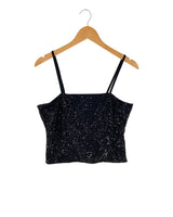 Blusa de tiras con lentejuelas