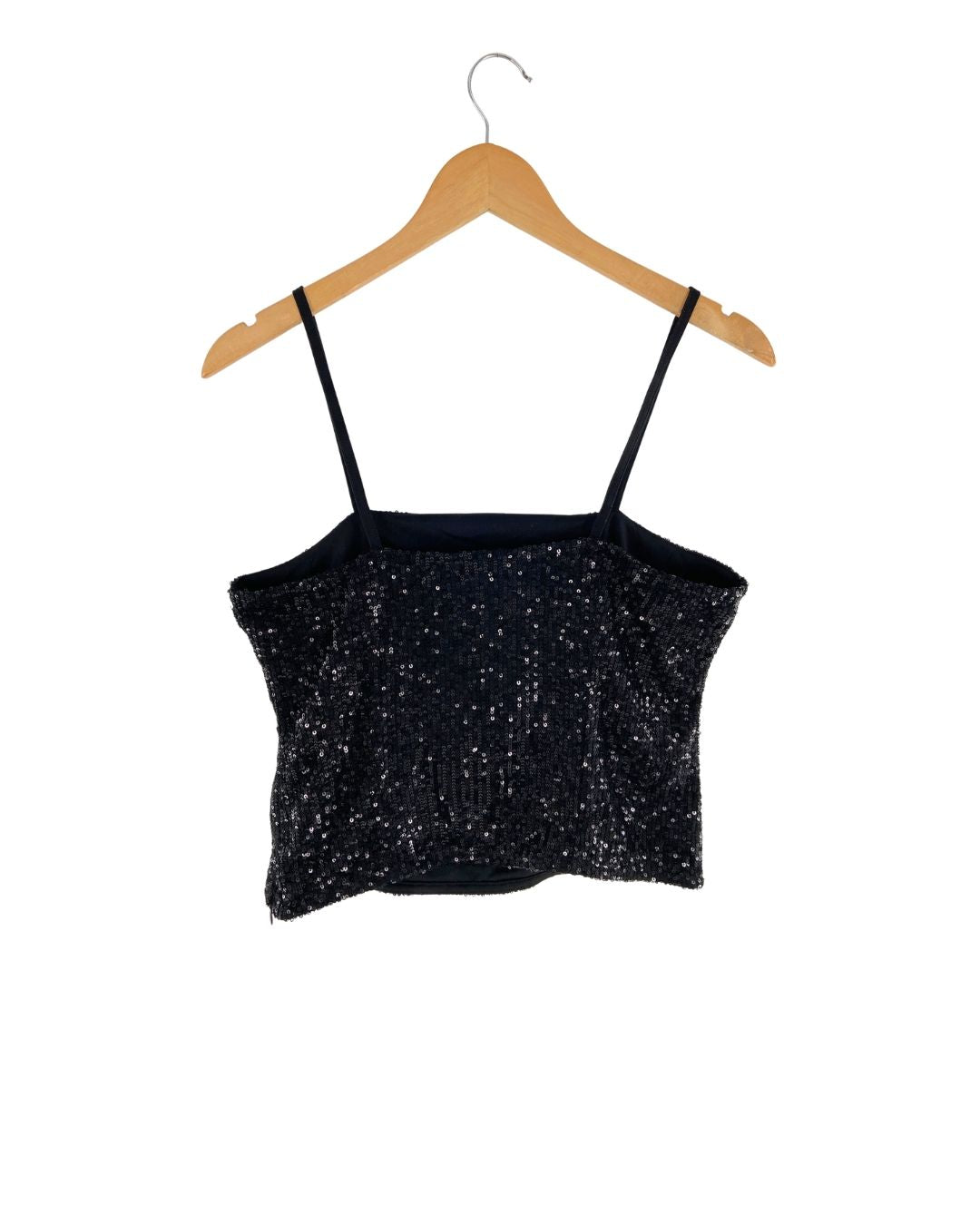 Blusa de tiras con lentejuelas