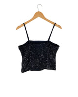 Blusa de tiras con lentejuelas