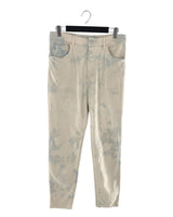 Jean rigido straight print