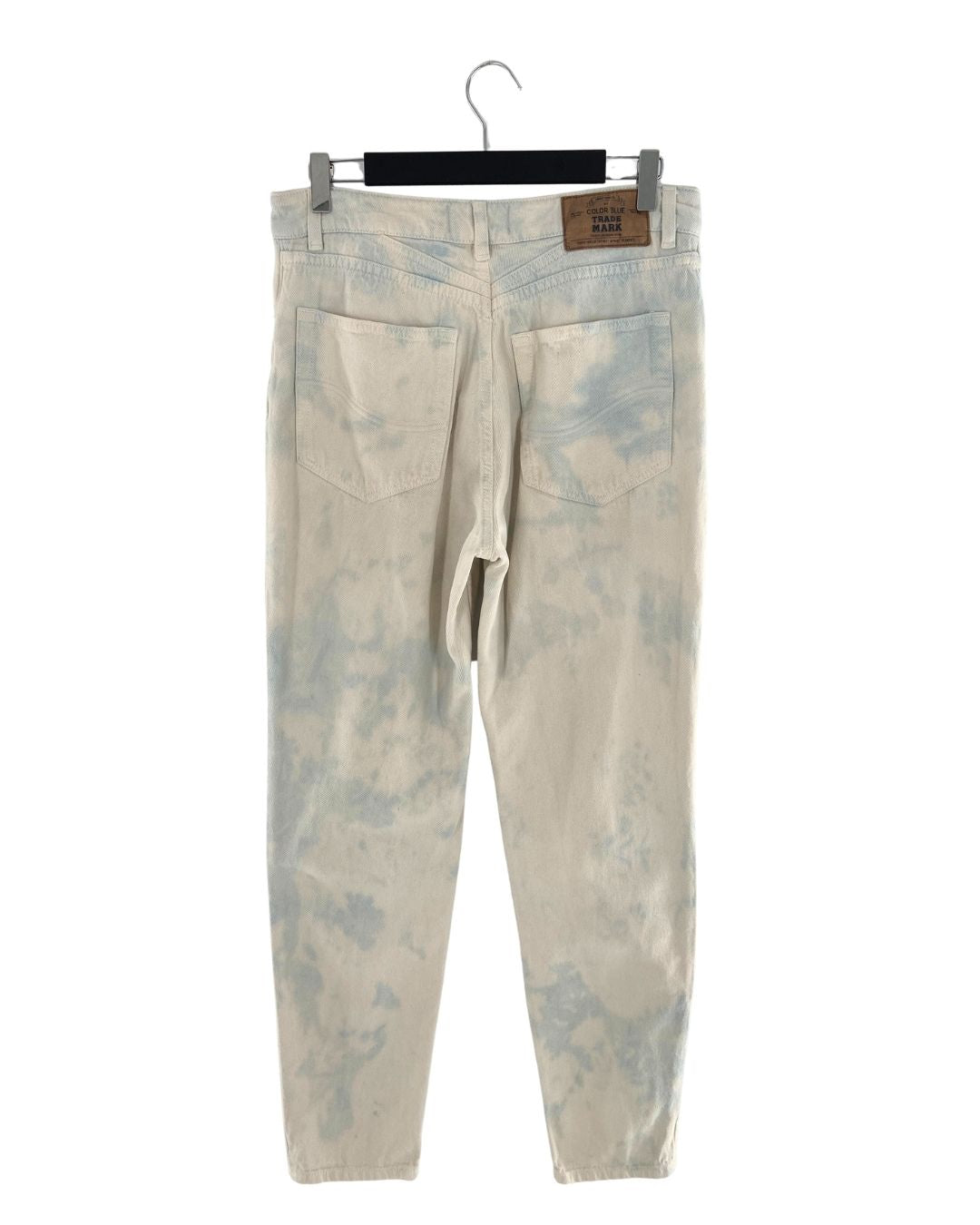 Jean rigido straight print