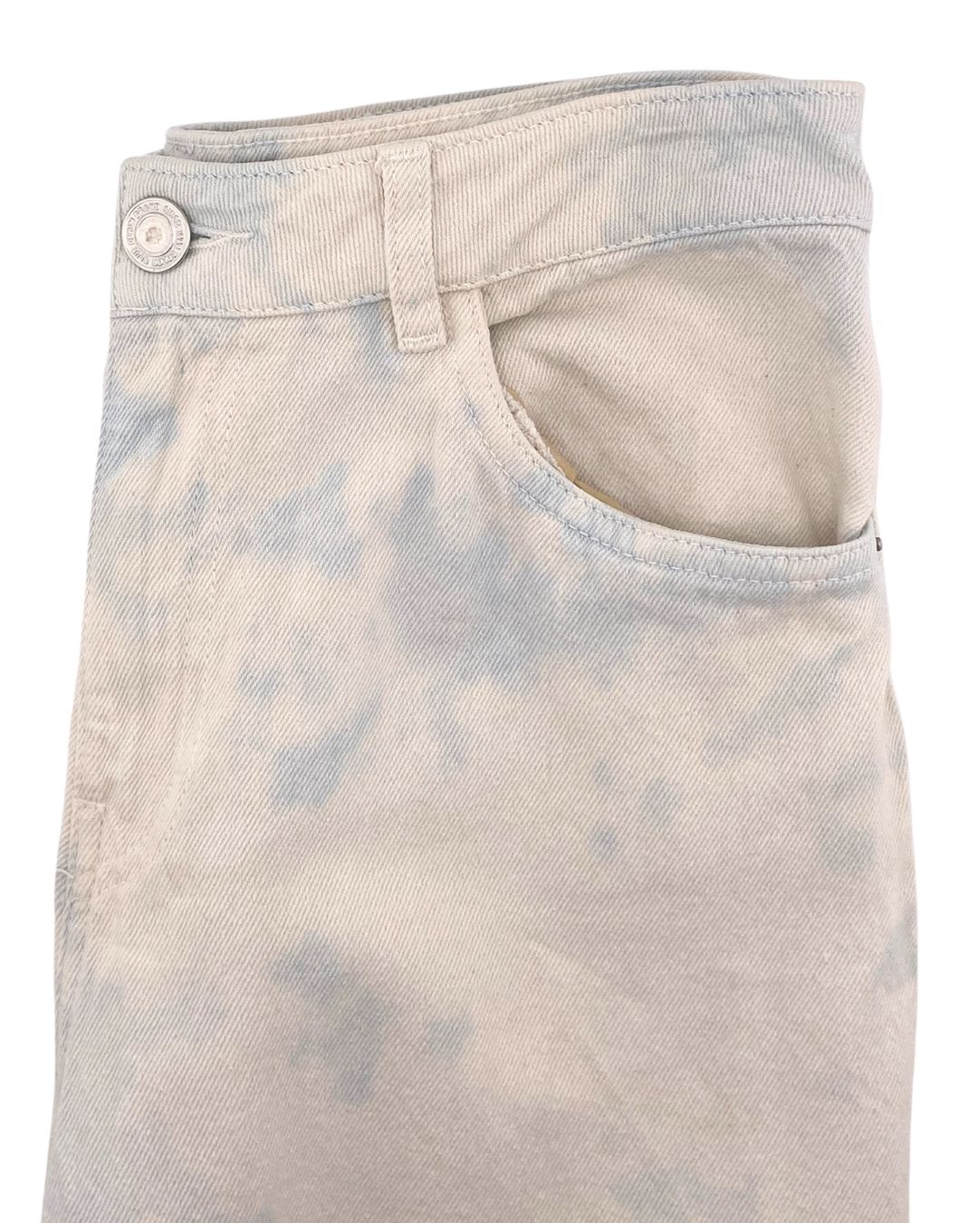 Jean rigido straight print