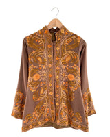 Chaqueta abotonada bordada