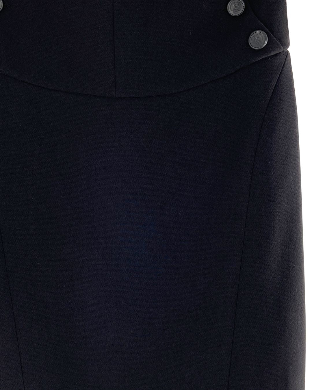 Falda midi  botones en cintura