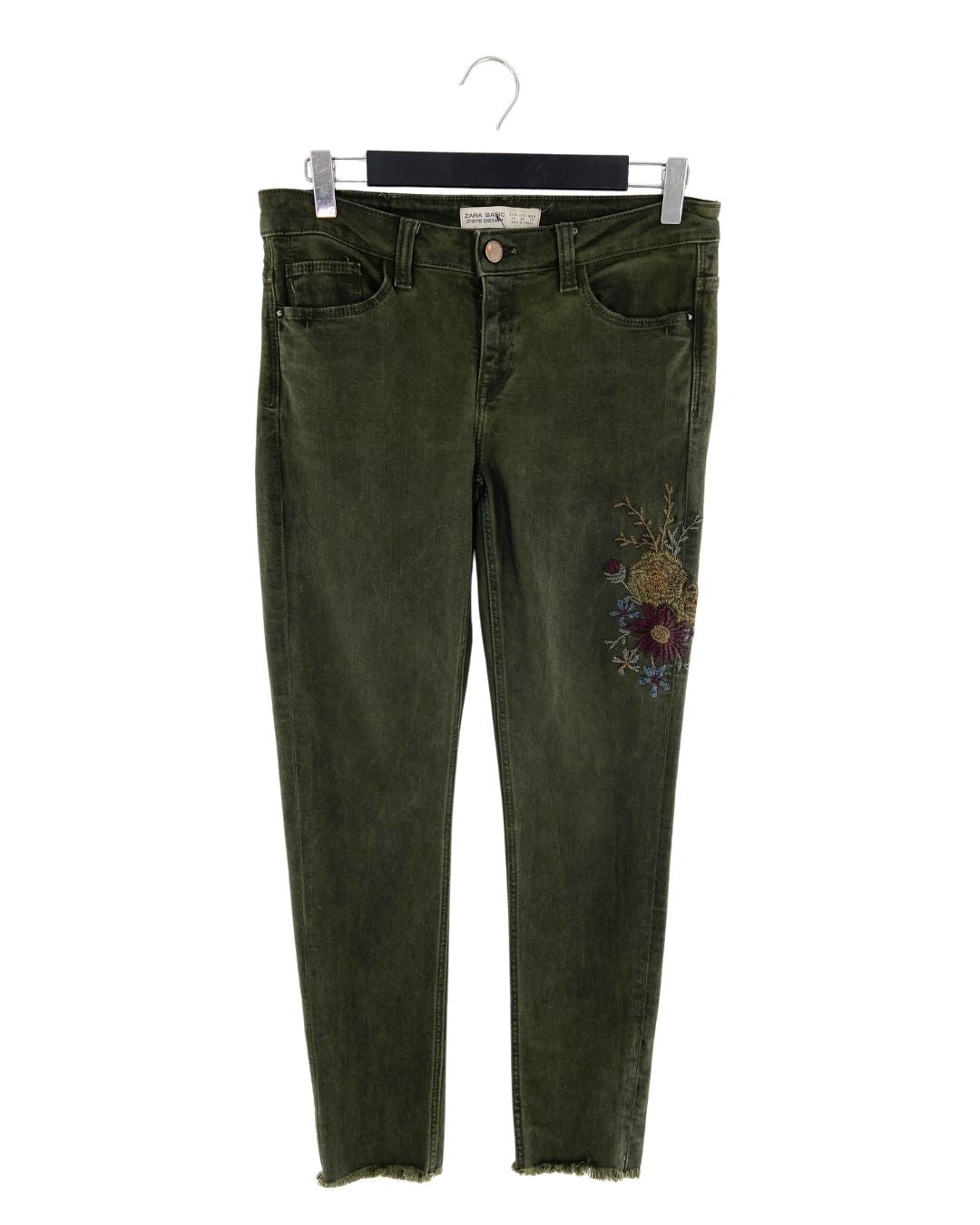 Skinny jean stretch bordado