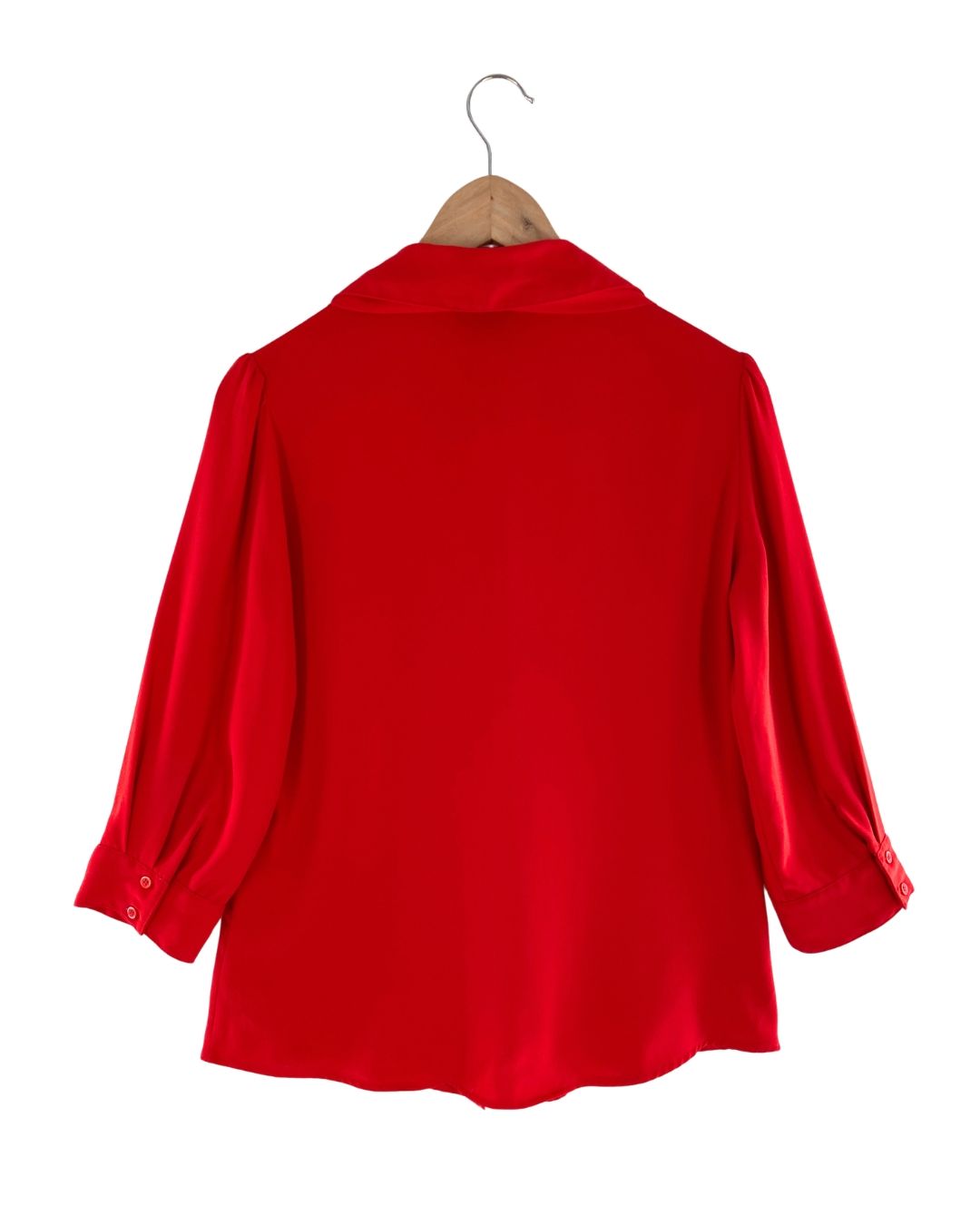 Blusa manga larga con lazo