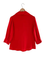 Blusa manga larga con lazo