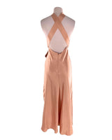 Maxi vestido satinado