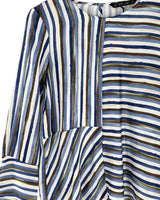 Blusa satinada print pincelada