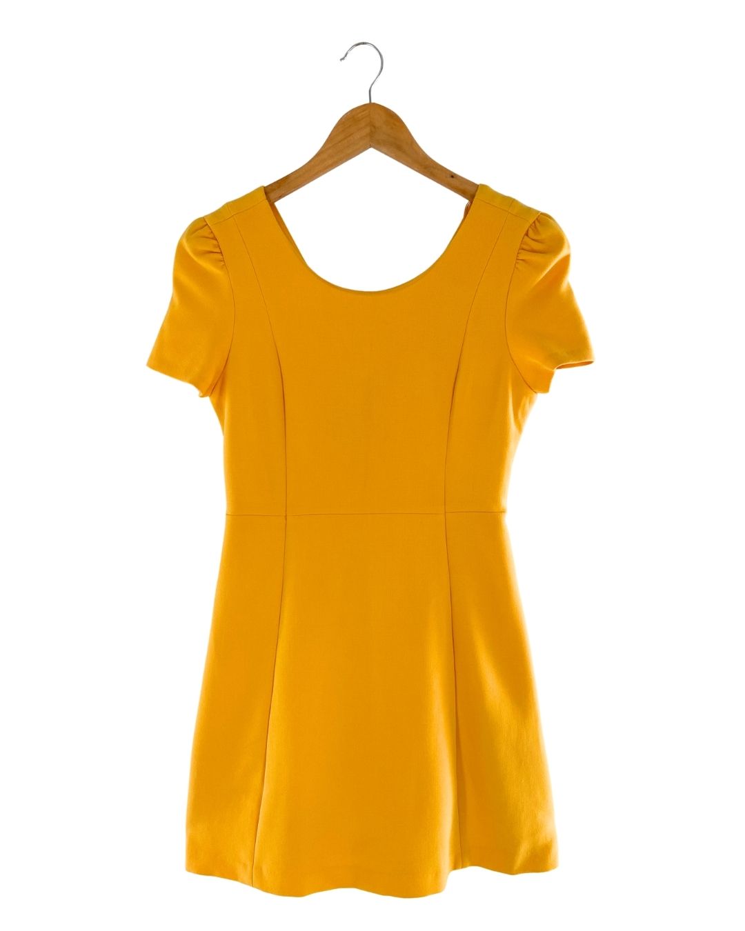 Vestido mini manga corta