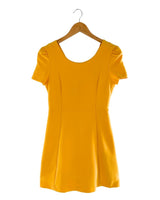 Vestido mini manga corta