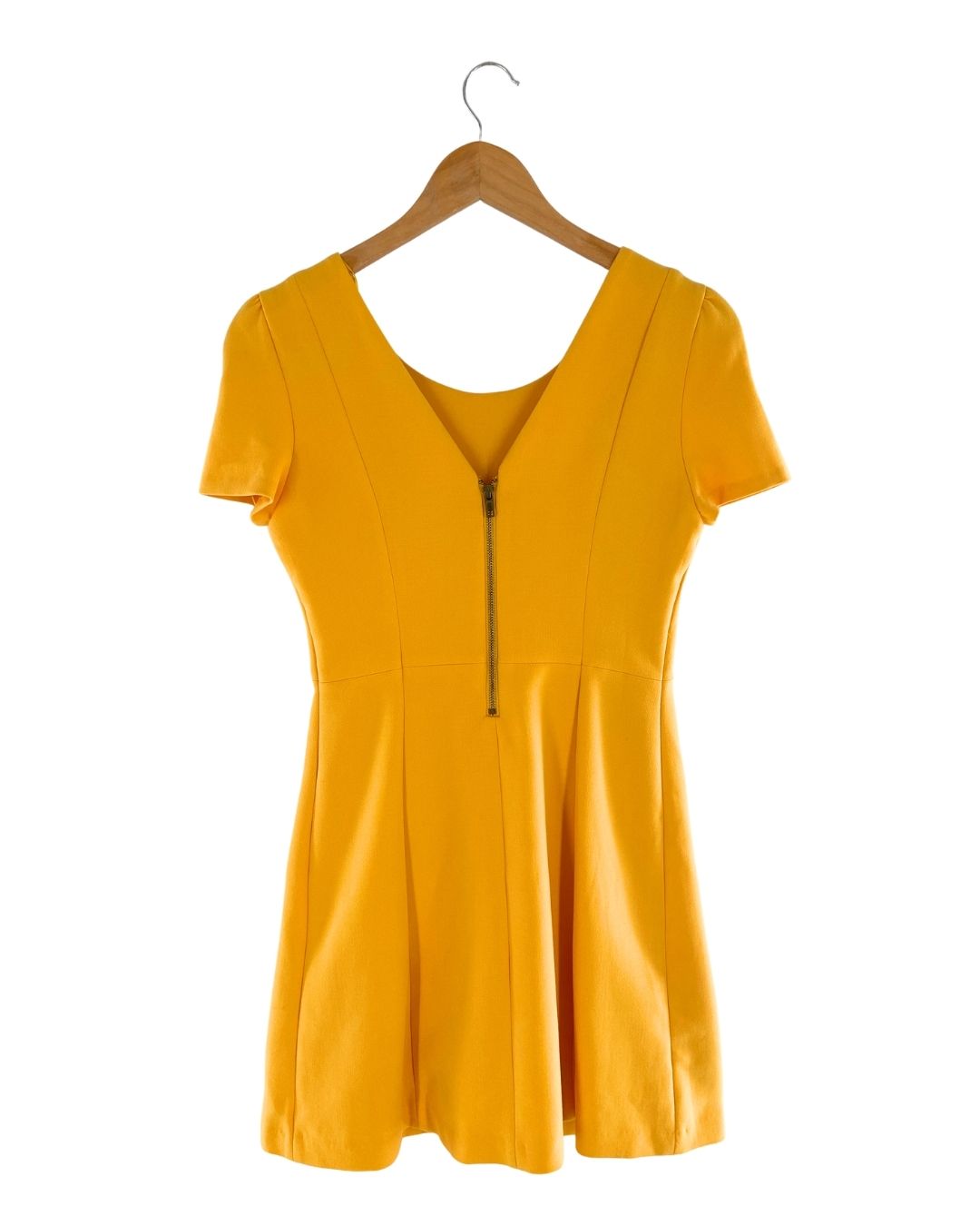 Vestido mini manga corta