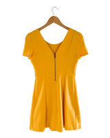 Vestido mini manga corta