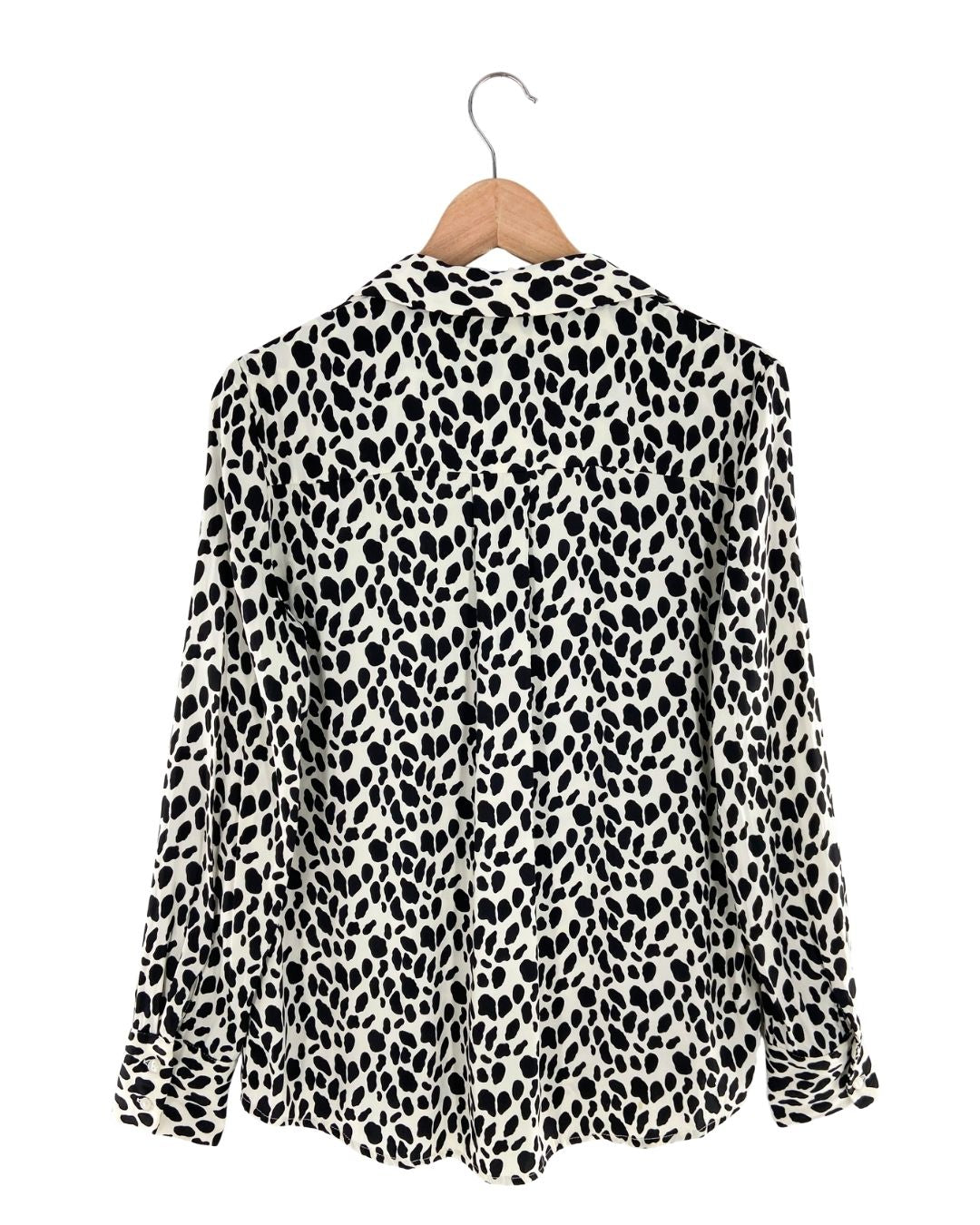 Camisa manga larga satinada