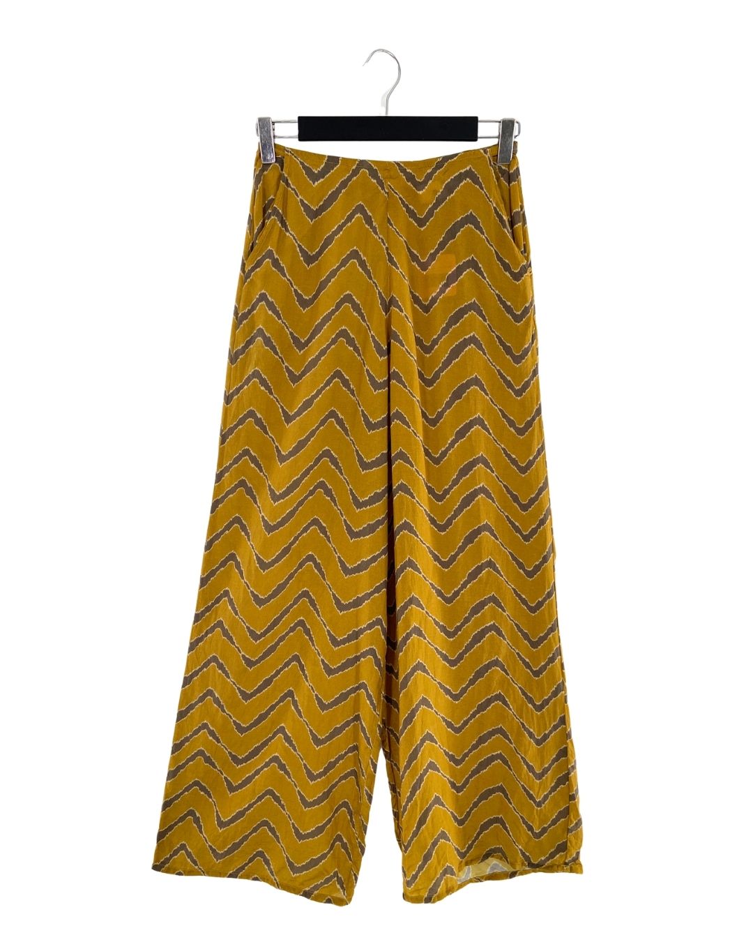 Pantalon satinado cremallera