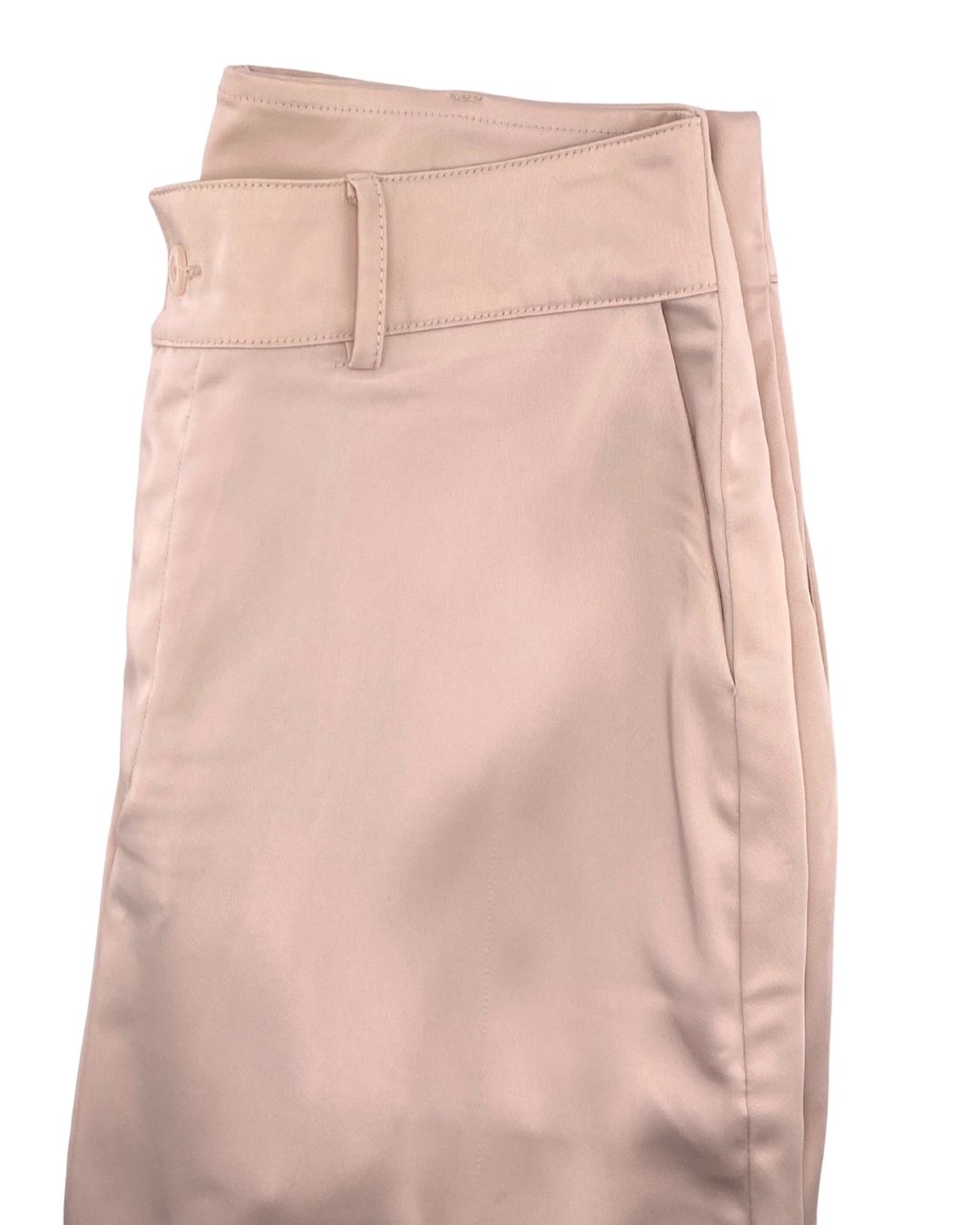 Pantalon cargo satinado