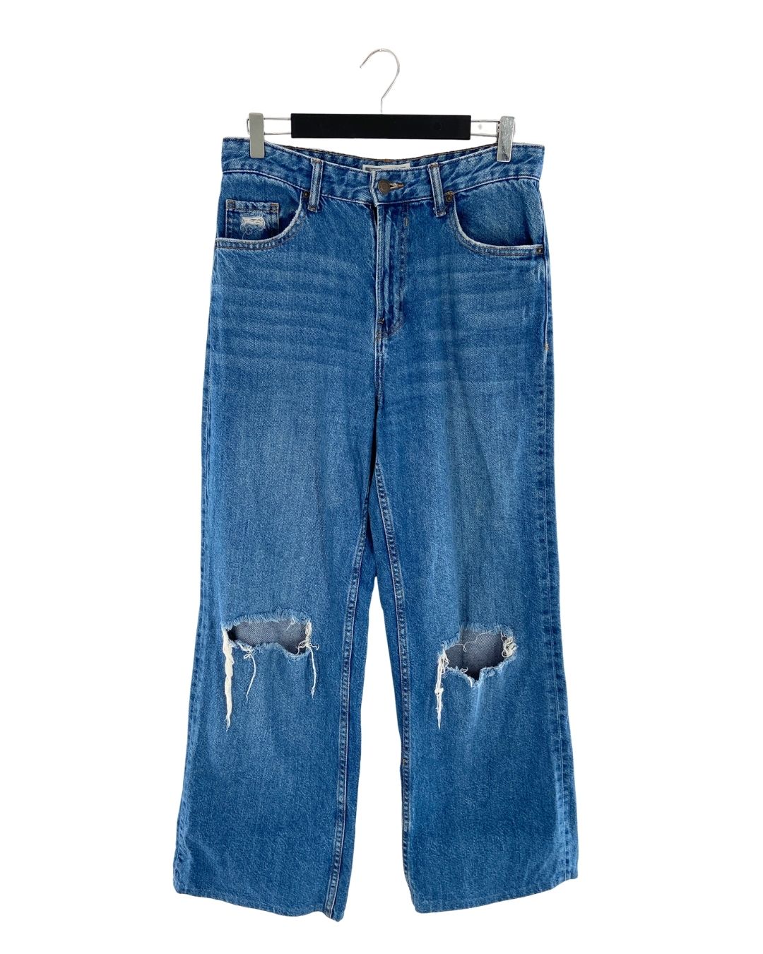 Jean rigido wide leg