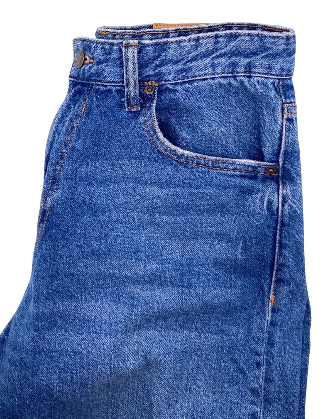 Jean rigido wide leg